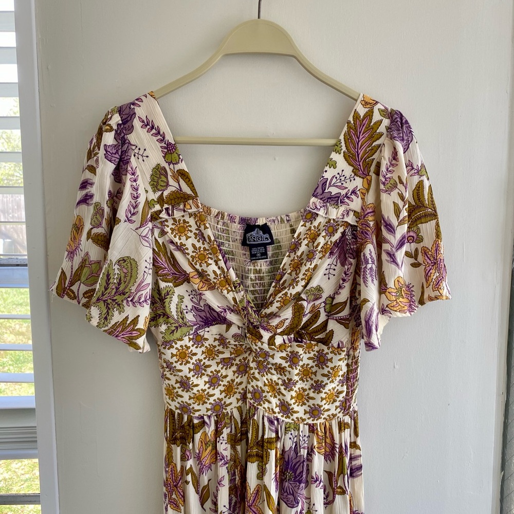 Floral Print Maxi Dress